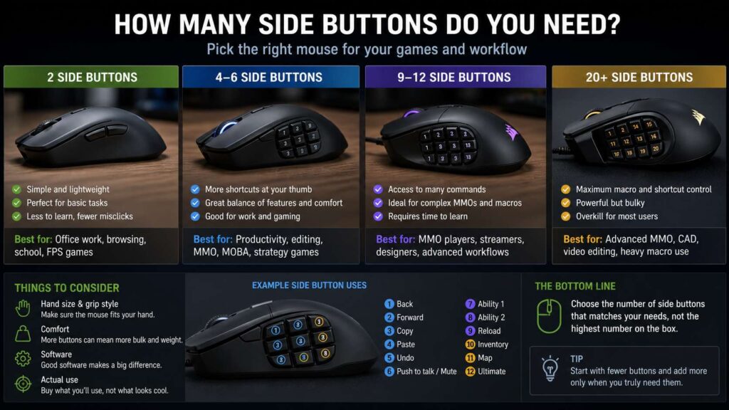 Do you need more than two side buttons on a mouse diagram