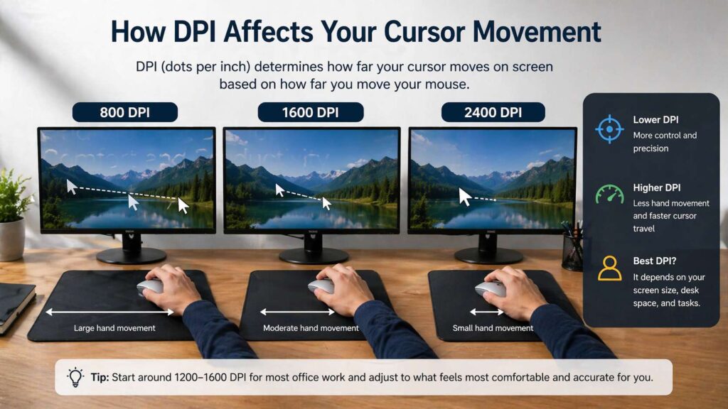 Does DPI matter on office mice diagram