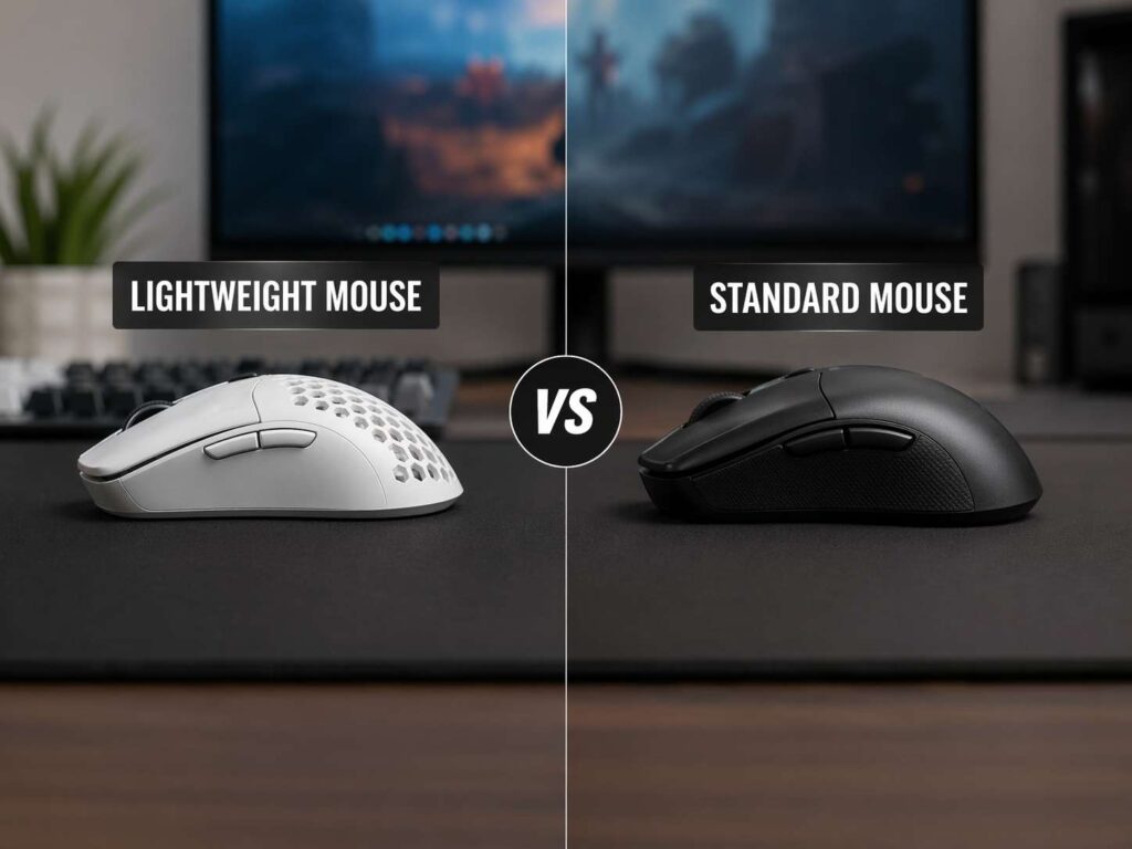 Lightweight Mouse vs Standard Mouse: Which One Should You Buy for Work, Gaming, and Comfort?
