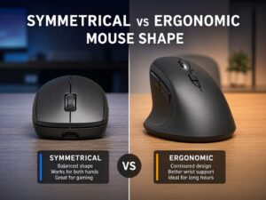Symmetrical vs Ergonomic Mouse Shape: Which One Fits Your Hand Better?