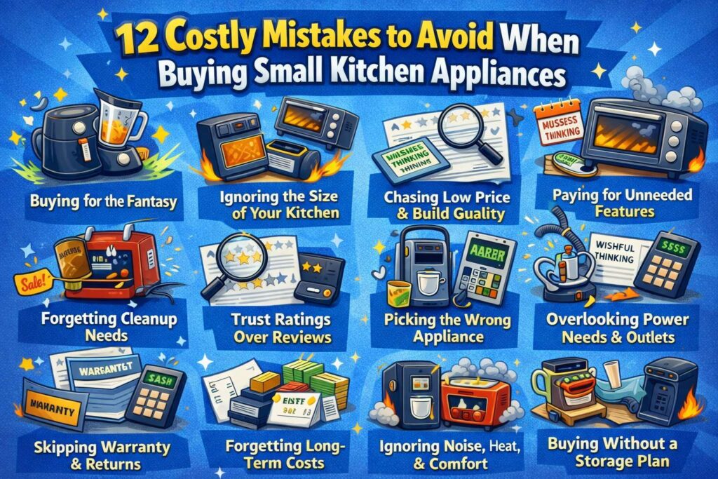 common mistakes people make when buying small kitchen appliances diagram
