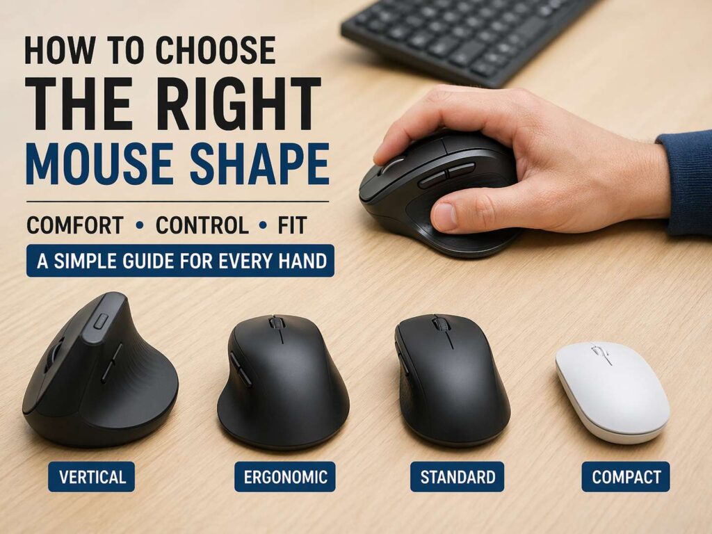 Best Mouse Shape for Your Hand. How to Pick the Right Fit for Comfort, Work, and Gaming