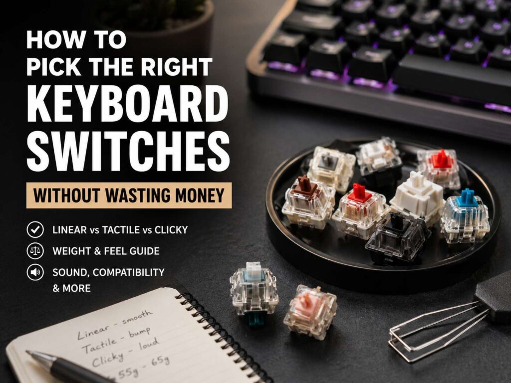 Stop Buying the Wrong Keyboard Switches: Pick the Right Feel Without Wasting Money