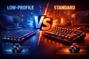 Low-Profile vs Standard Mechanical Keyboard: The Real Difference for Typing, Gaming, and Daily Work