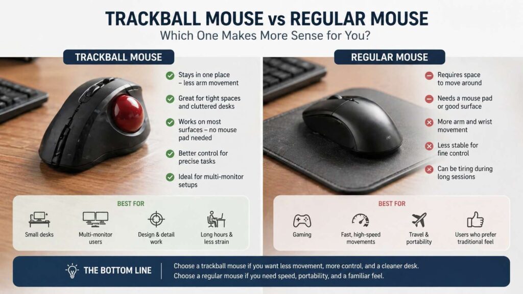 trackball mouse diagram