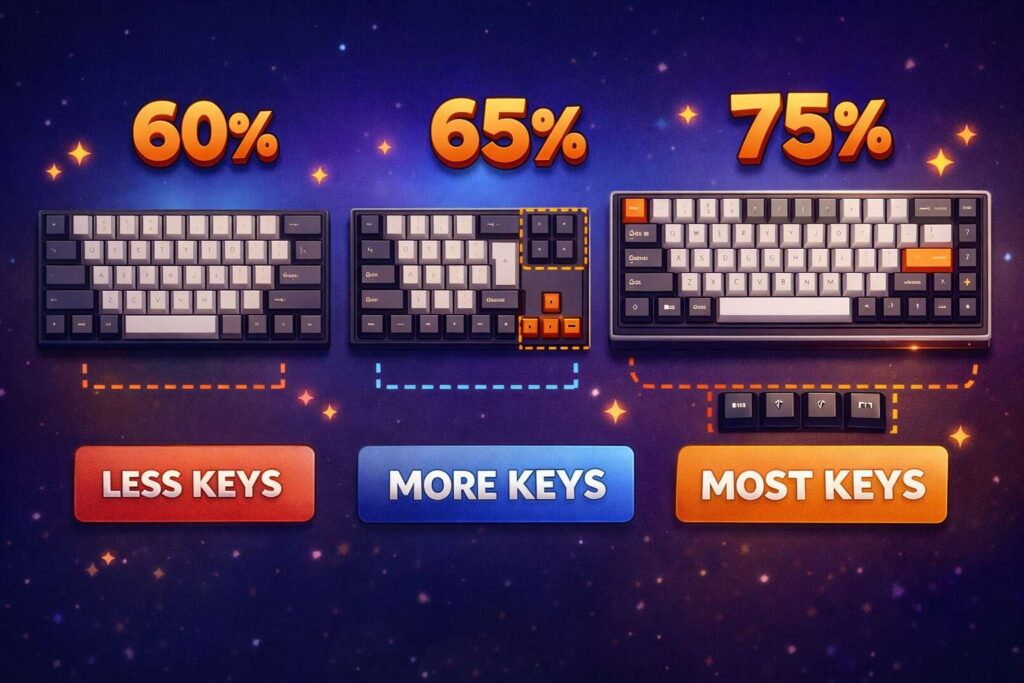 what is a 75% keyboard diagram