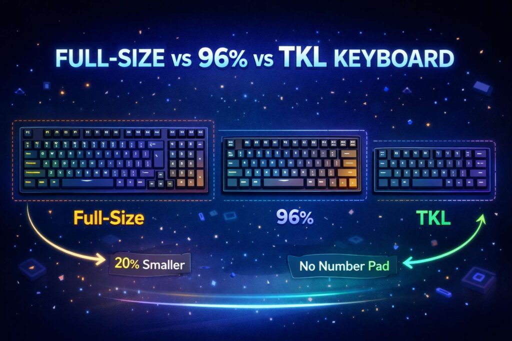 what is a 96% keyboard diagram