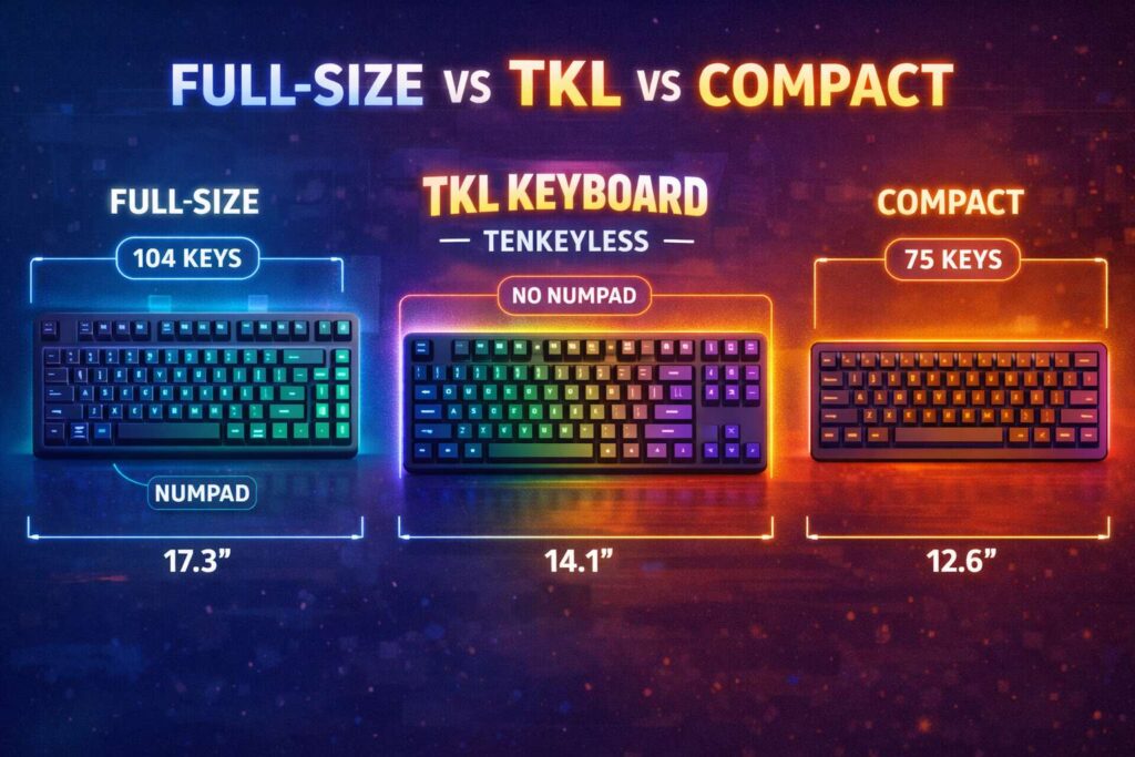 what is a TKL keyboard diagram