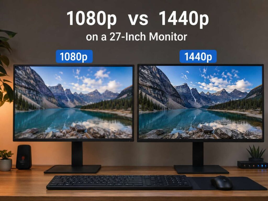 1080p vs 1440p on a 27-Inch Monitor: Which One Should You Buy in 2026?