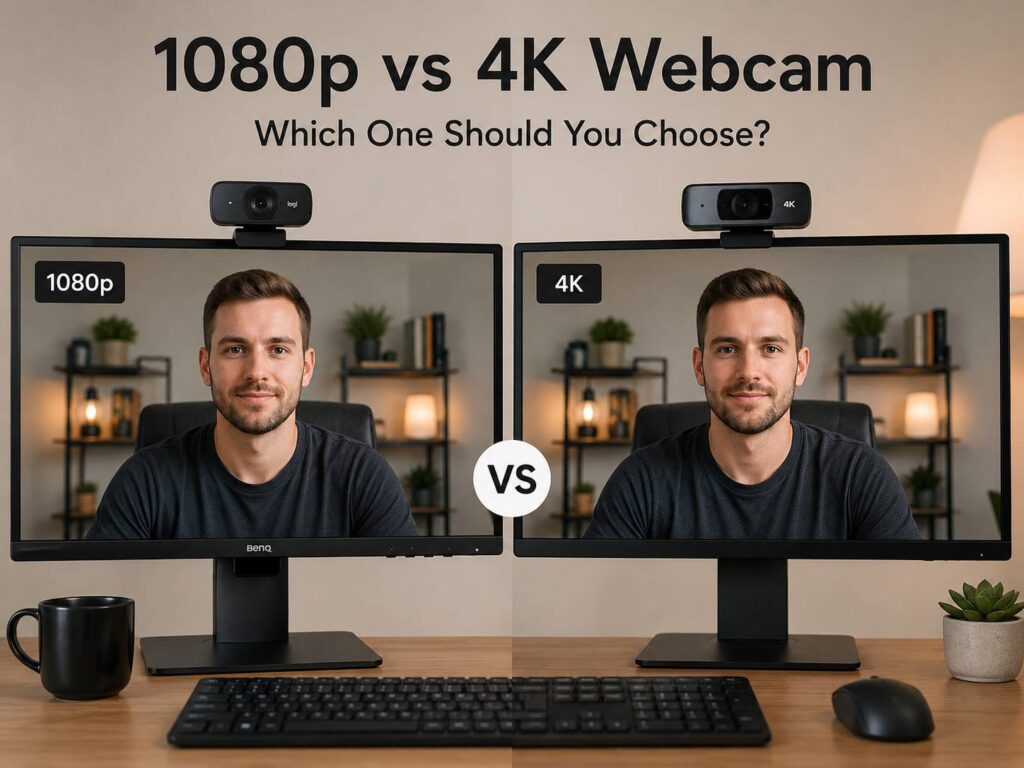 1080p vs 4K Webcam: Which One Is Actually Better for Work, Zoom, Streaming, and Content?