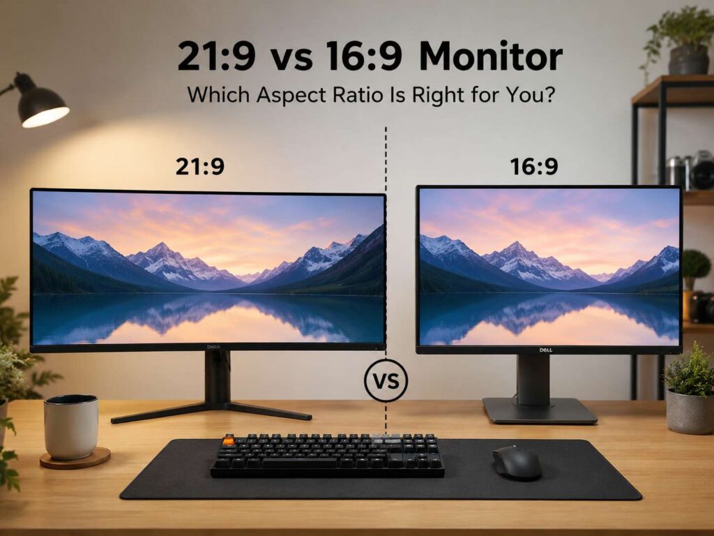 21:9 vs 16:9 Monitor: Which Screen Shape Should You Buy for Work, Gaming, and Daily Use?