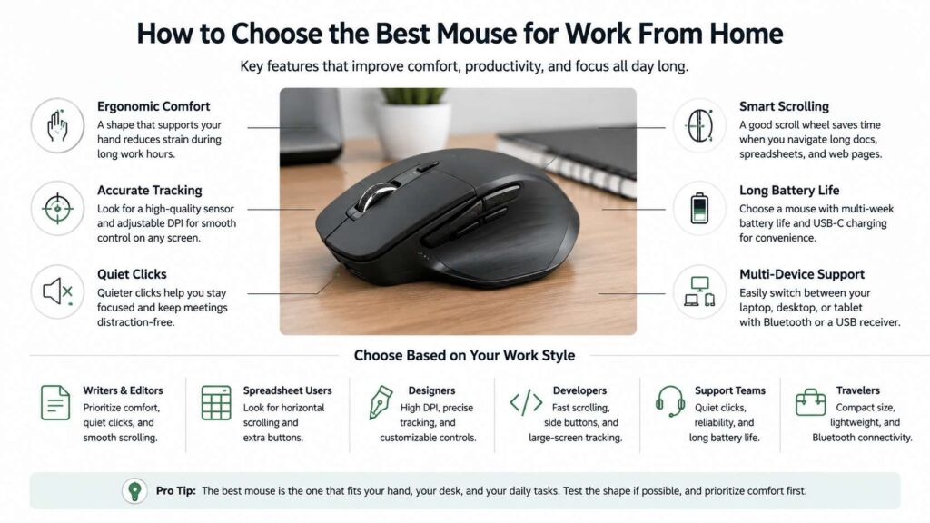 Best mouse for work from home diagram