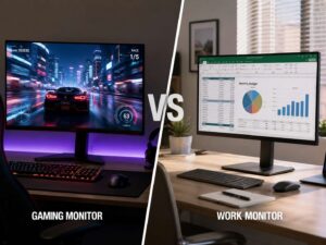 Gaming Monitor vs Work Monitor: How to Choose the Right Screen Without Wasting Money
