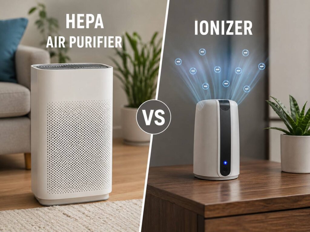 HEPA Air Purifier vs Ionizer: Which One Is Better for Cleaner, Safer Indoor Air?