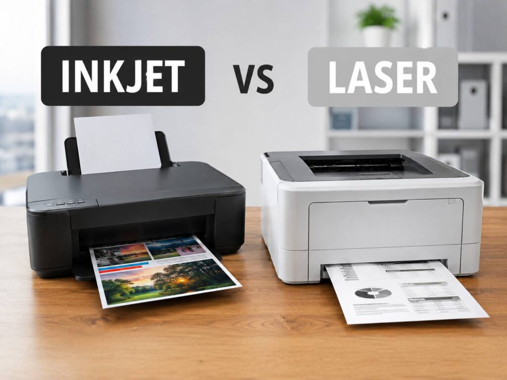 Inkjet vs Laser Printer: Which One Should You Really Buy for Home, Office, Photos, and Everyday Printing?