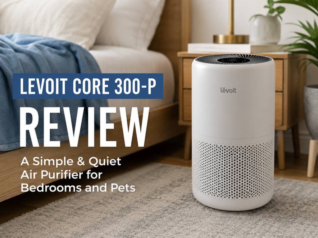 Levoit Core 300-P Review: A Quiet Bedroom Air Purifier That Still Makes Sense for Allergies, Pets, and Dust