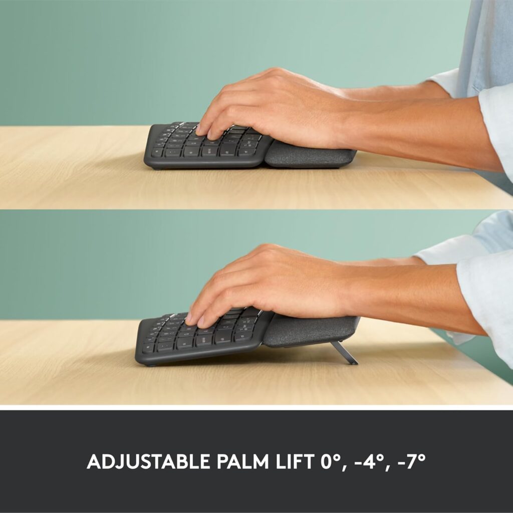 Logitech Ergo K860 Palm lift