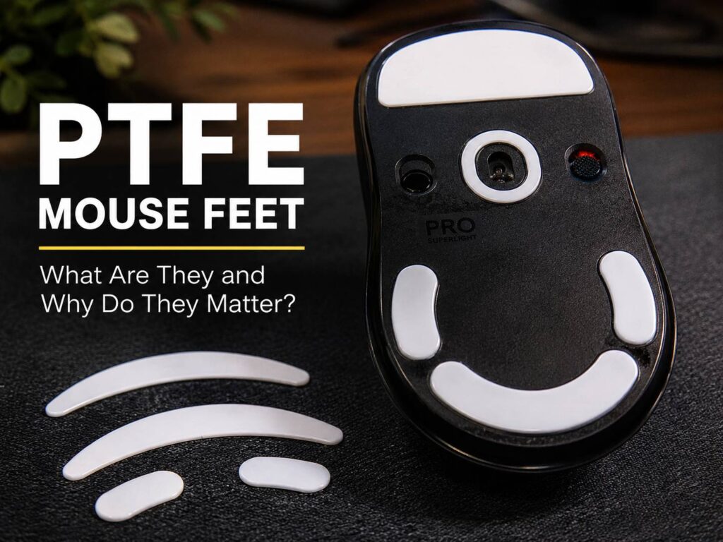 What Are PTFE Mouse Feet? The Tiny Mouse Upgrade That Makes Glide Feel Smoother