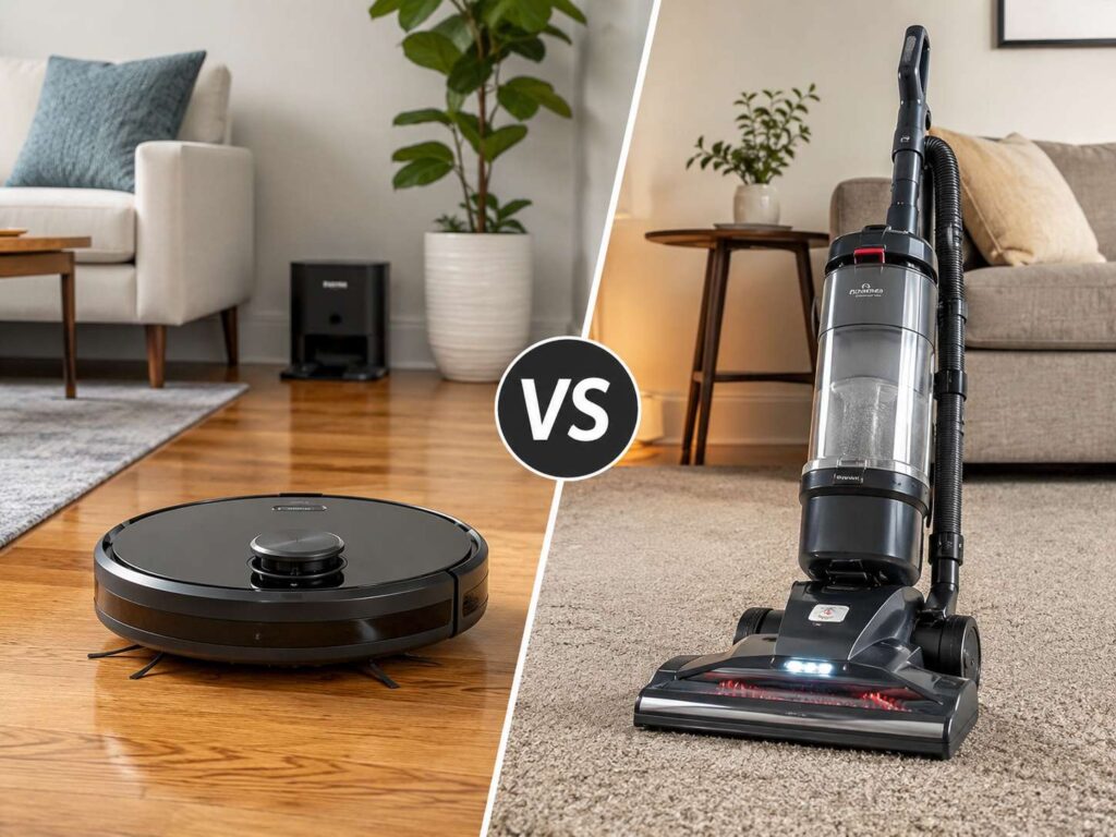 Robot Vacuum vs Upright Vacuum: Which One Cleans Better and Which Should You Buy?
