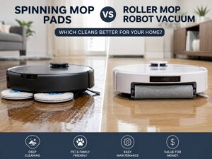Spinning Mop Pads vs Roller Mop Robot Vacuum: Which Cleaning System Is Better for Real Homes?