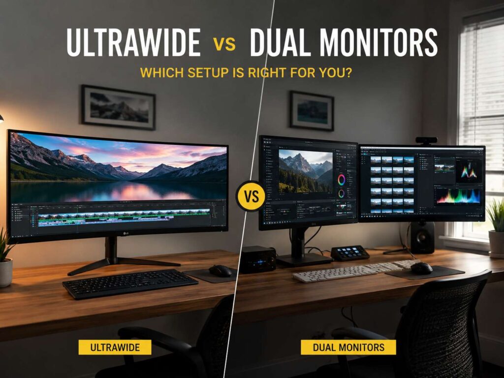 Ultrawide vs Dual Monitors in 2026: The Desk Setup That Makes More Sense