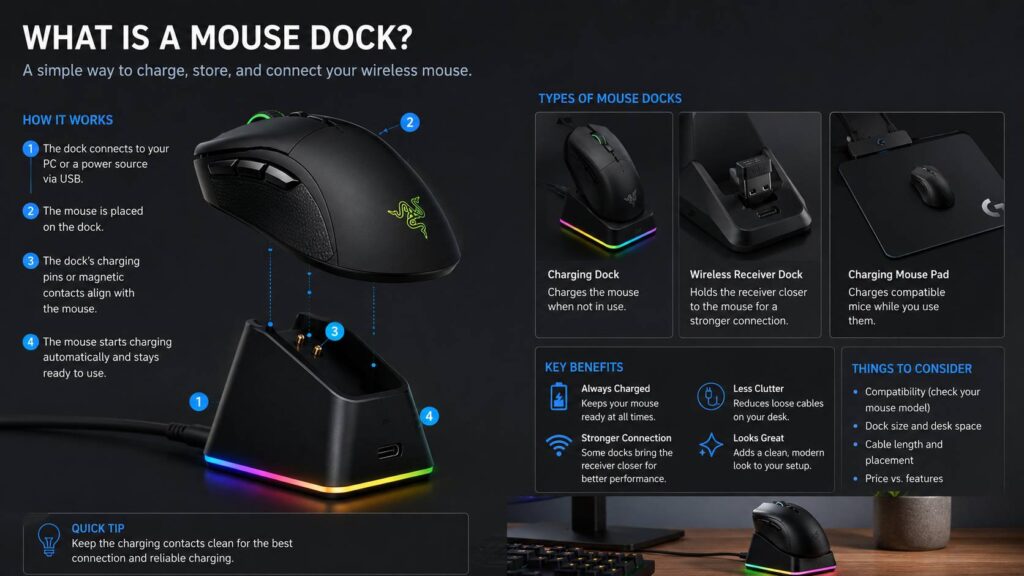 What is a mouse dock diagram