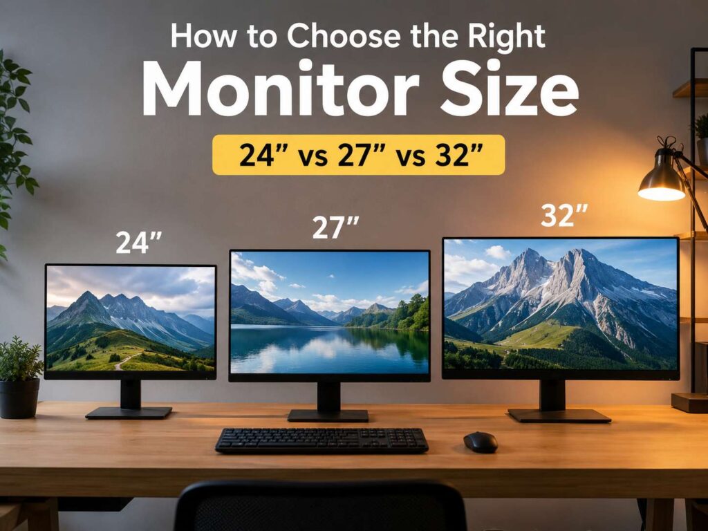 Best Monitor Size for Your Desk: How to Choose the Right Screen Without Regret