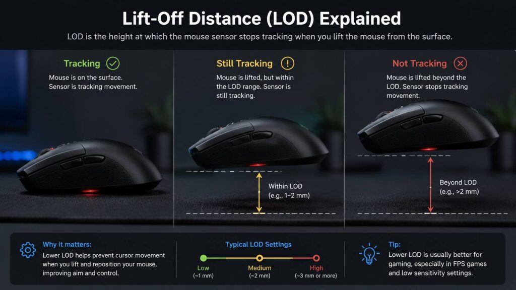 lift-off distance mouse diagram