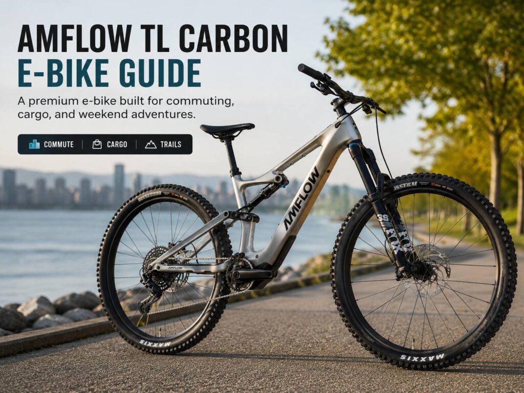 Amflow TL Carbon E-Bike Looks Built for Commuting, Cargo, and Weekend Trails