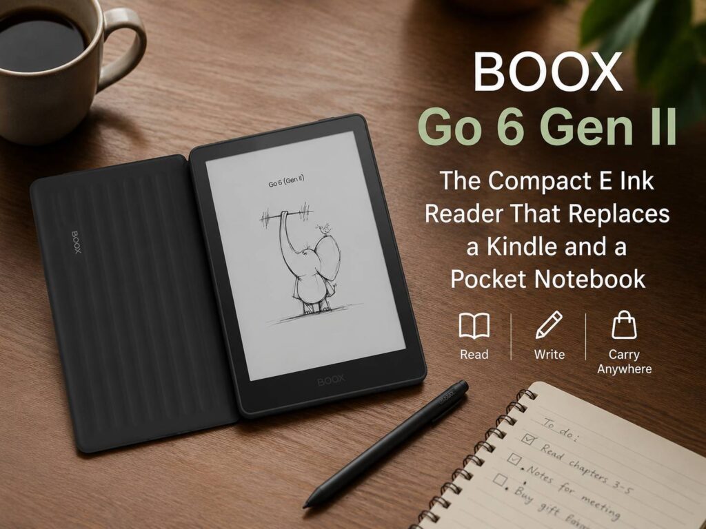 BOOX Go 6 Gen II Makes a Strong Case Against Buying a Kindle and a Pocket Notebook