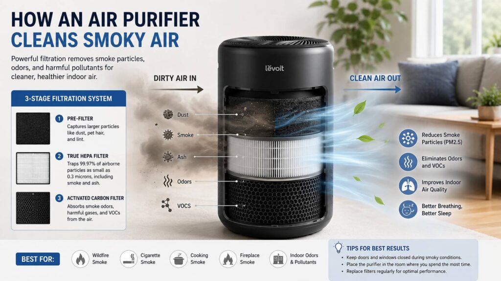 Best air purifiers for smoke diagram