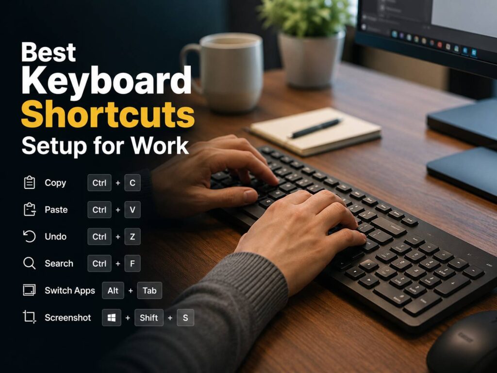 Best Keyboard Shortcuts Setup for Work: The Simple System That Saves Time Every Day