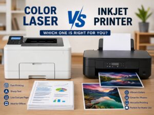 Color Laser vs Inkjet Printer: Which One Is Better for Home, Office, and Long-Term Cost?