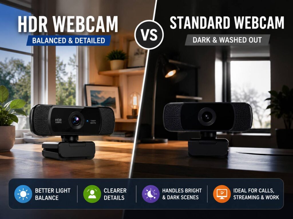 HDR Webcam vs Standard Webcam: Which One Actually Looks Better on Video Calls?