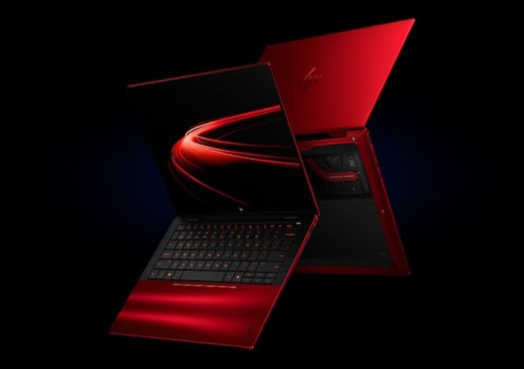 HP Ferrari AI laptop