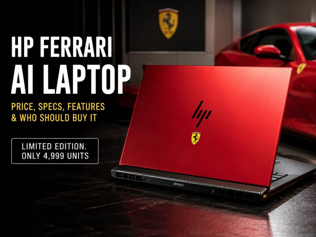 HP Ferrari AI Laptop: The Limited Edition AI PC That Costs More Than Most Gaming Setups