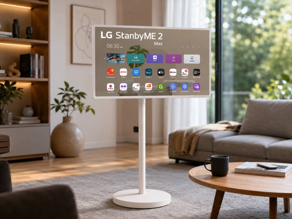 LG StanbyME 2 Max Brings a 32-Inch 4K Portable TV to Any Room