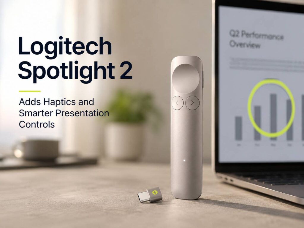 Logitech Spotlight 2 Adds Haptics, Smart Controls, and a Better Way to Present