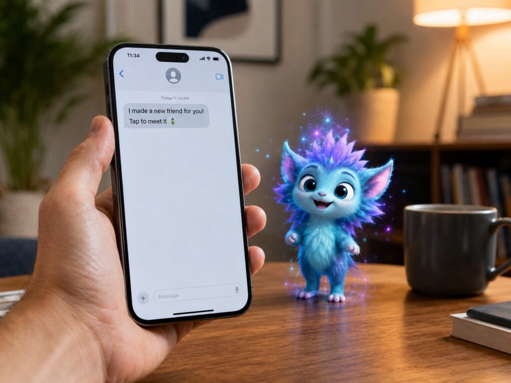 Pixi Garden Turns iPhone Texts Into Playful AR Messages