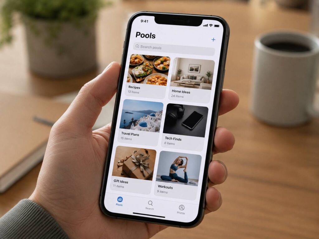 Pool App Turns Screenshot Clutter Into Searchable Collections You Can Use Again