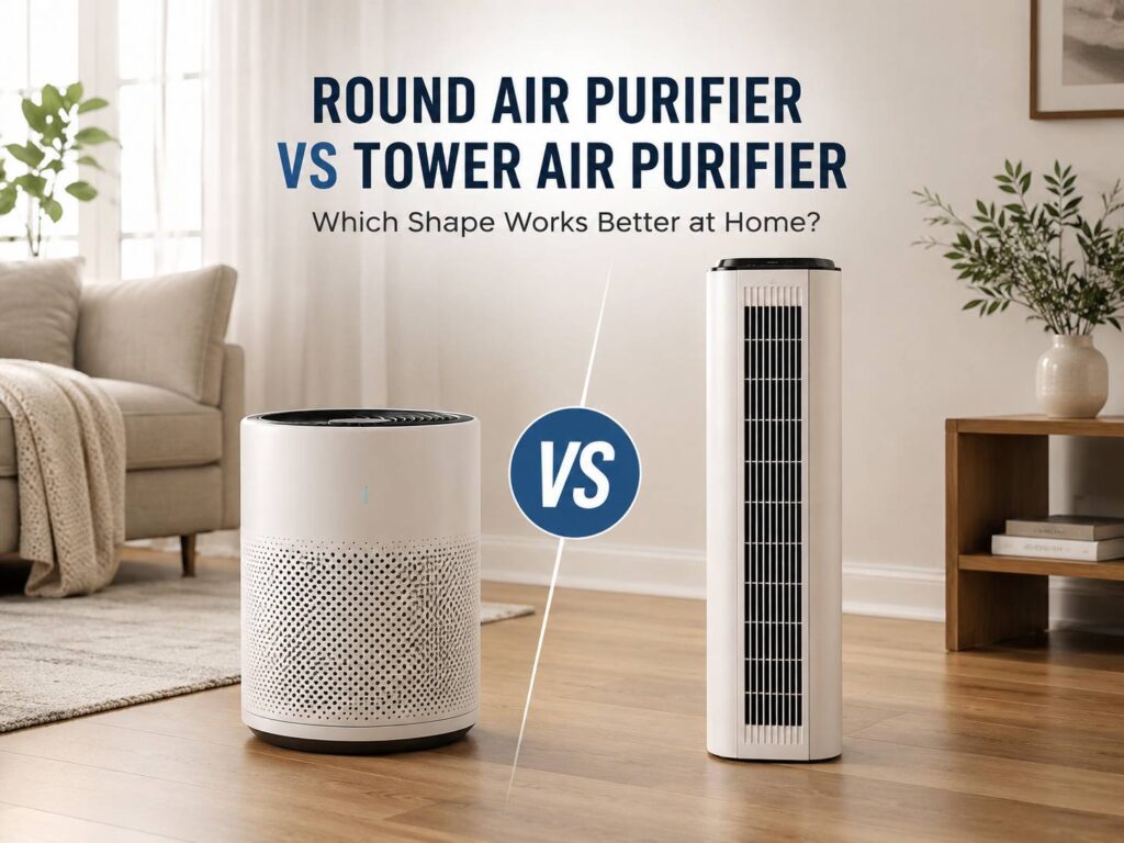 Round Air Purifier vs Tower Air Purifier: Which Shape Works Better at Home?