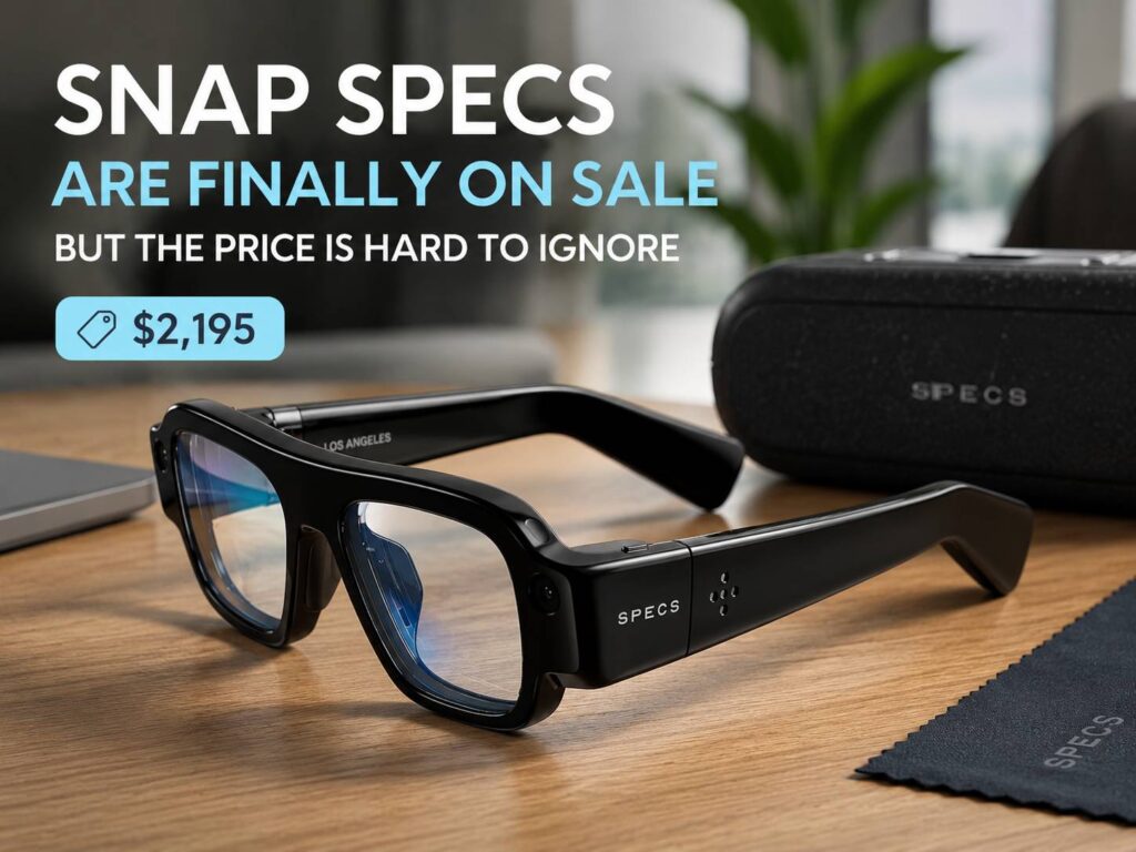 Snap SPECS Finally Go on Sale, but That $2,195 Price Is a Big Ask