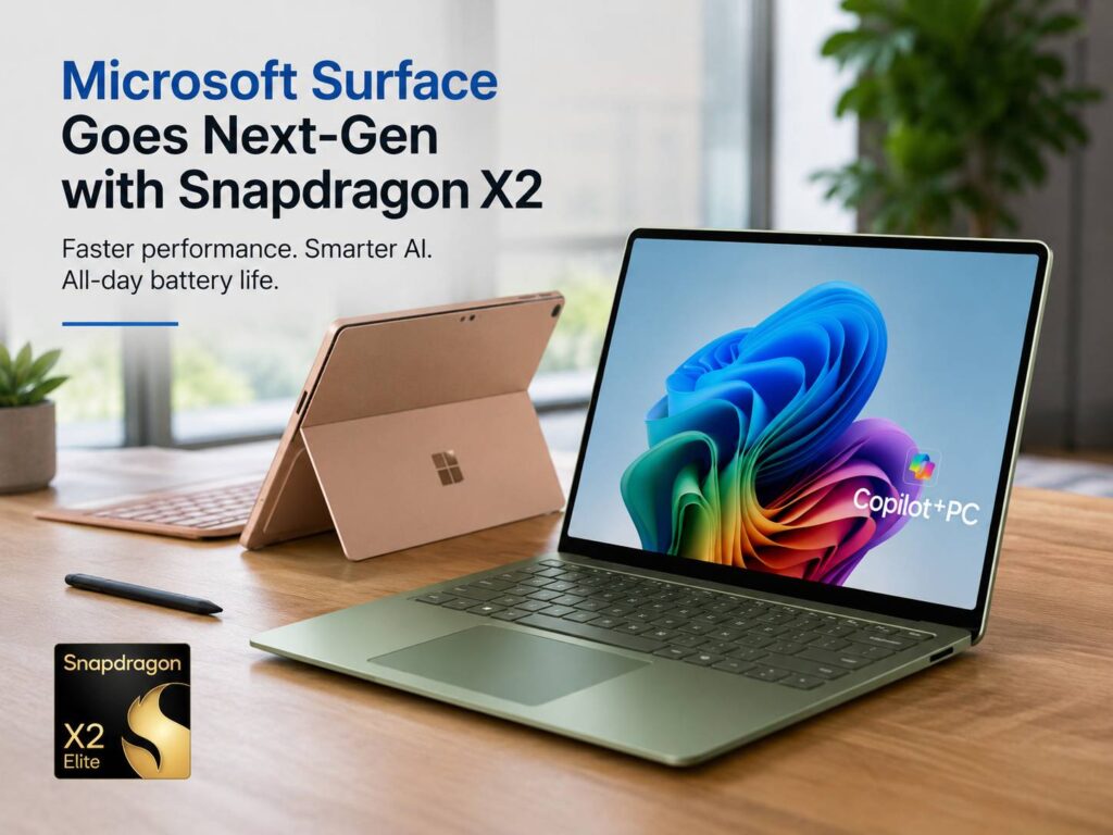 New Surface Laptop and Surface Pro Shift to Snapdragon X2: Why This Upgrade Matters