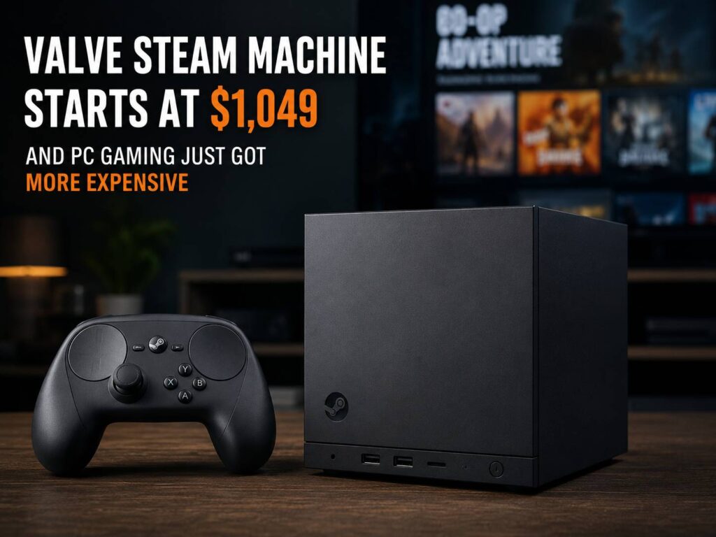 Valve Steam Machine Price Shock: Why PC Gaming Feels More Expensive Than Ever