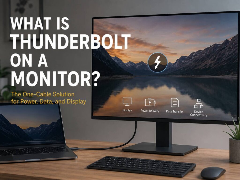 What Is Thunderbolt on a Monitor? The One-Cable Feature That Makes Laptops Feel Like Desktops