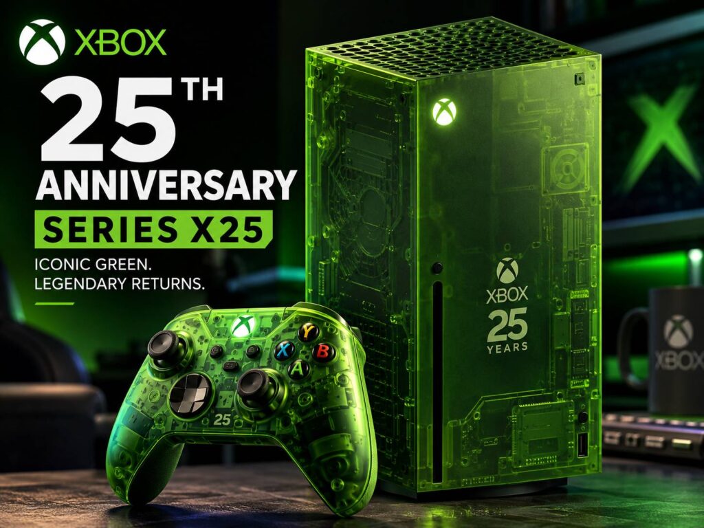Xbox Series X25 Limited Edition Brings Back the Translucent Green Console Fans Still Love