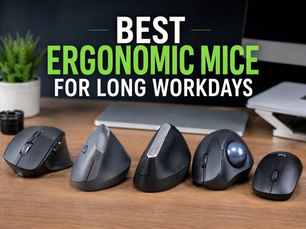 Stop Wrist Fatigue: Best Ergonomic Mice for Long Workdays