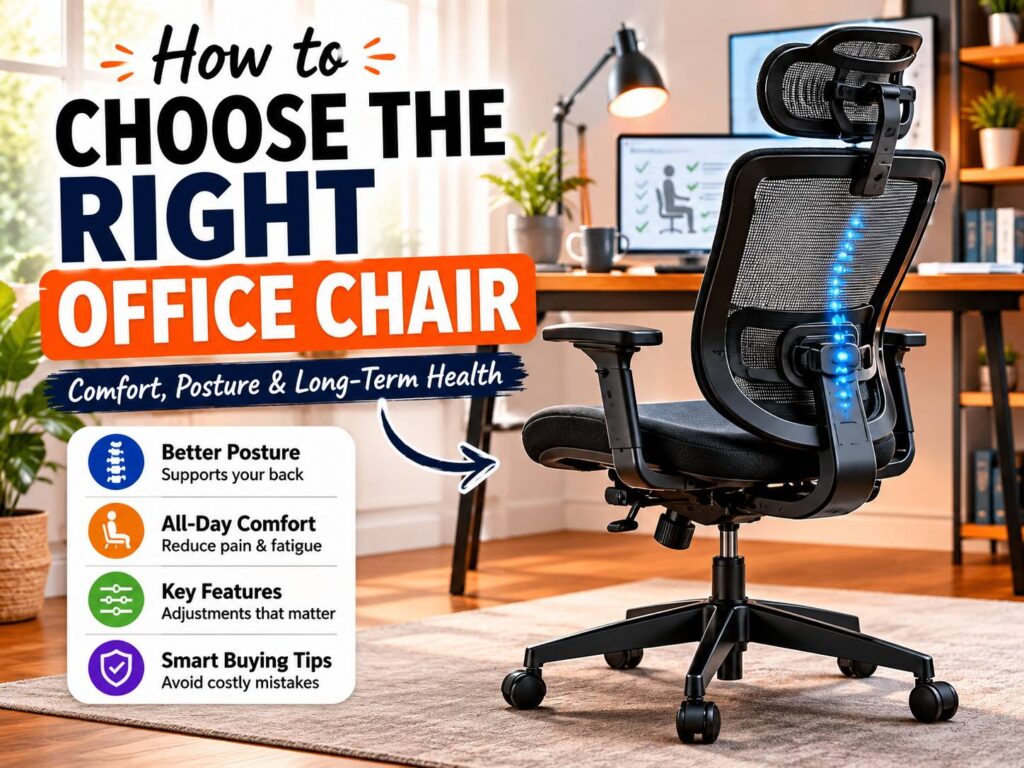How to Choose the Right Office Chair Without Wasting Money or Hurting Your Back