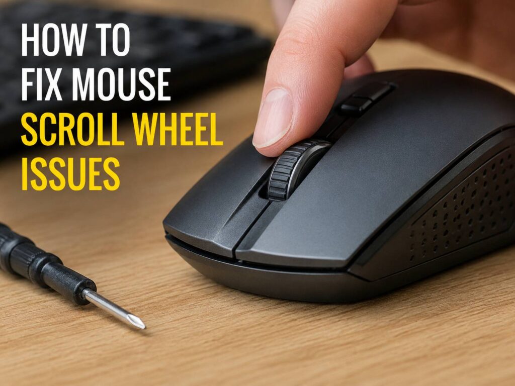 How to Fix Mouse Scroll Wheel Problems: Easy Fixes for Jumpy, Stuck, or Wrong-Way Scrolling