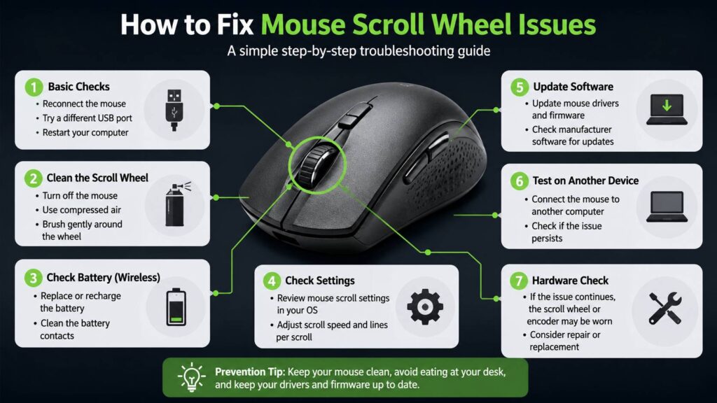 fix mouse scroll wheel issues diagram